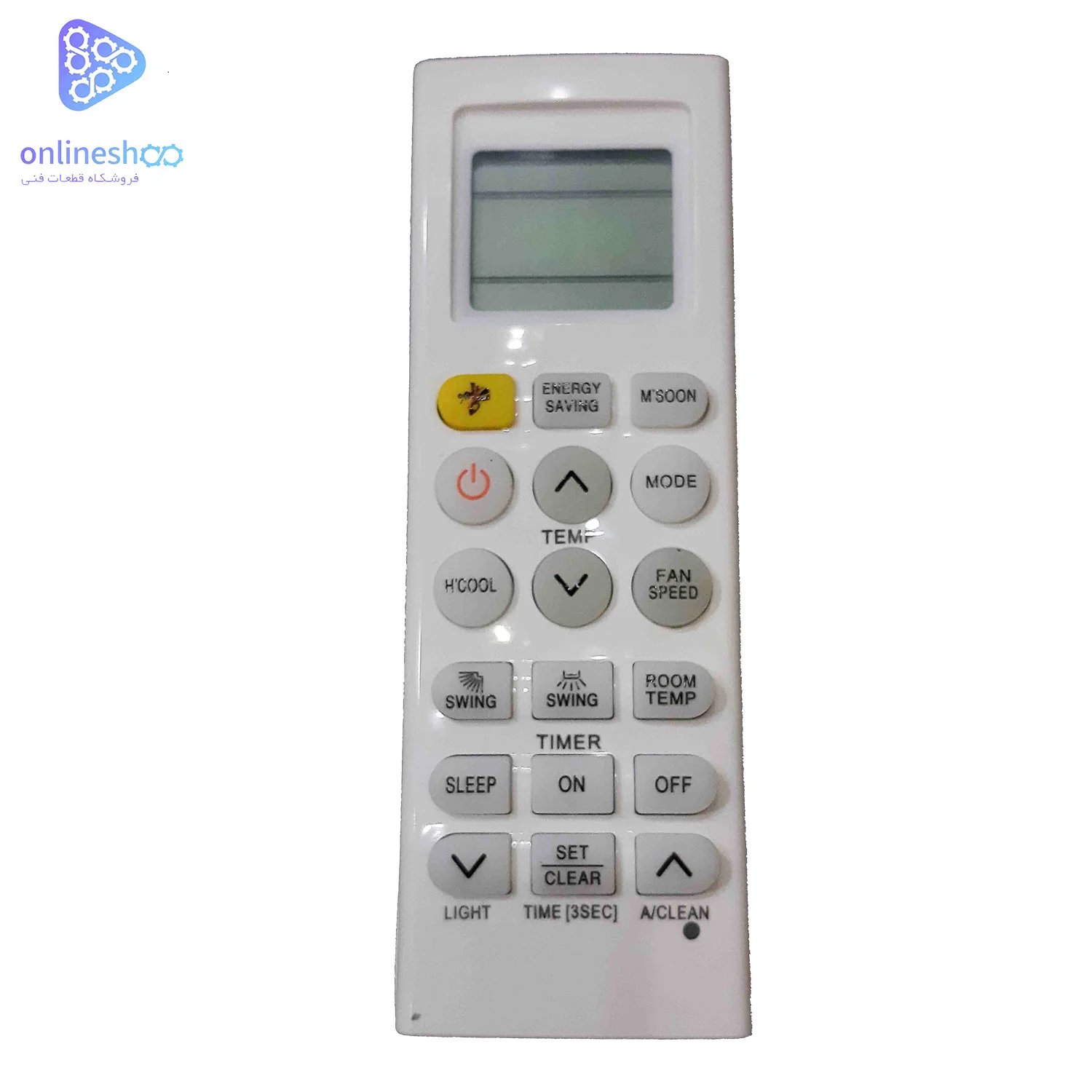lg ac remote control کنترل کولر گازی ال جی اینورتر مدل سرد و گرم - Image 1